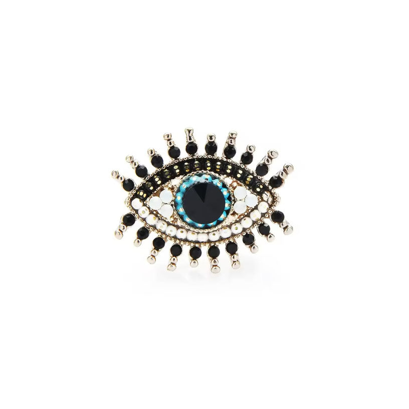 Evil Eye Brooch