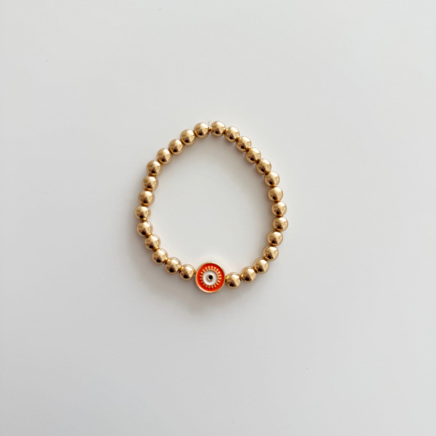 Gold Plated Evil Eye Bracelet