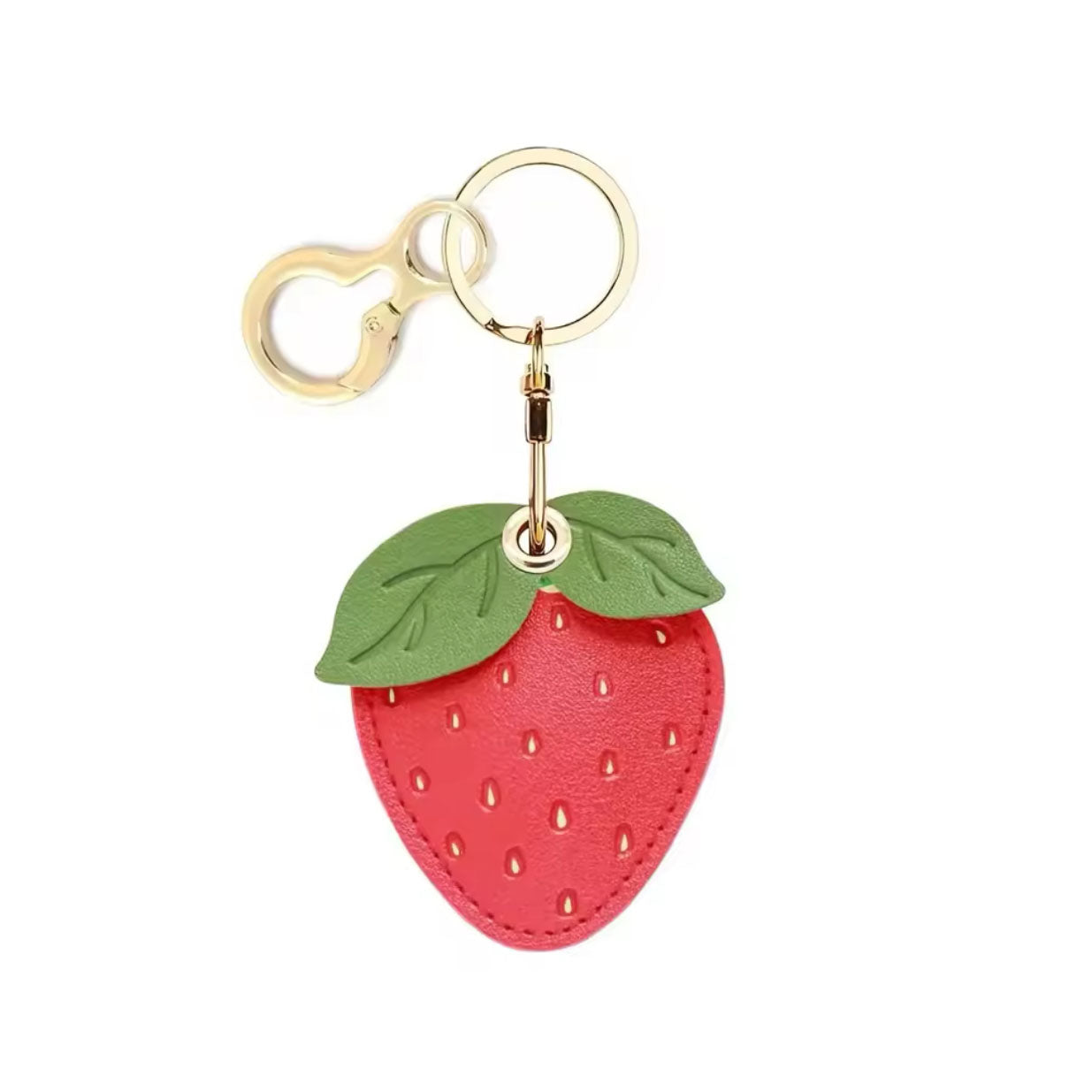 Strawberry Key Chain / Apple Airtag Cover